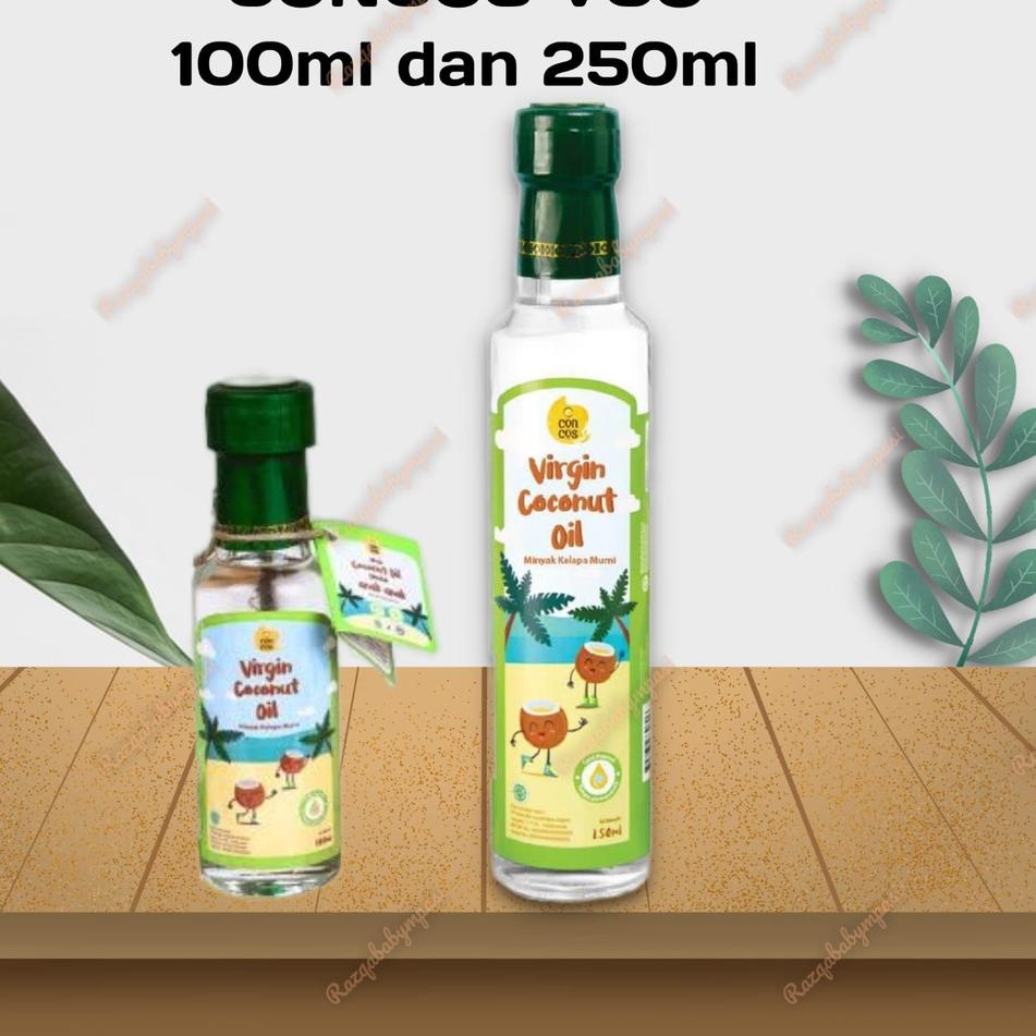 

ARTX3j3I--Concos Virgin Coconut Oil Kids / Minyak Kelapa Murni 100ml 250ml / VCO | razqa baby mpasi