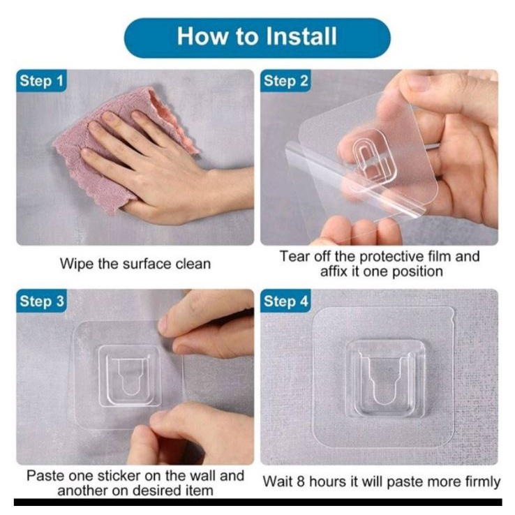 KeiKei Gantungan DOUBLE HOOK Serbaguna Praktis Multifungsi