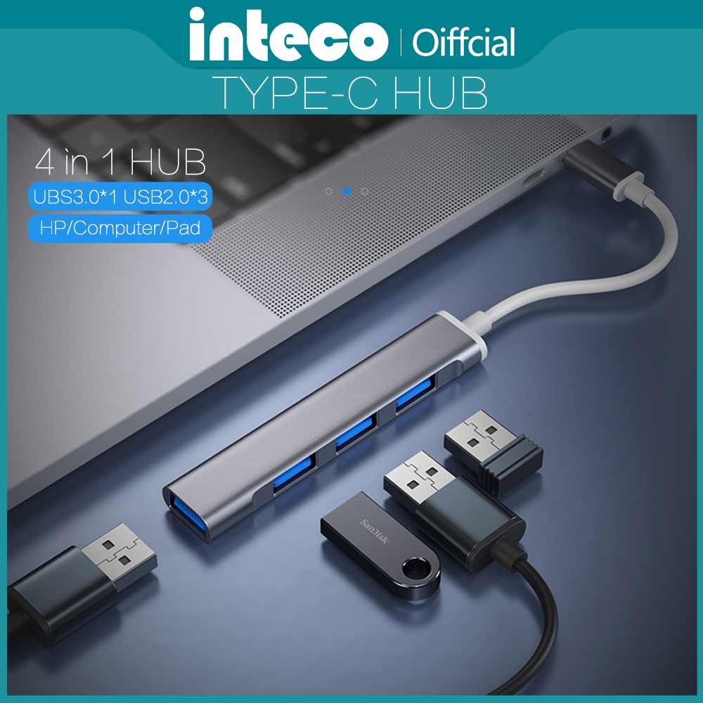 TYPE-C &amp; USB 3.0 HUB 4 Ports Hight Speed OTG kabel