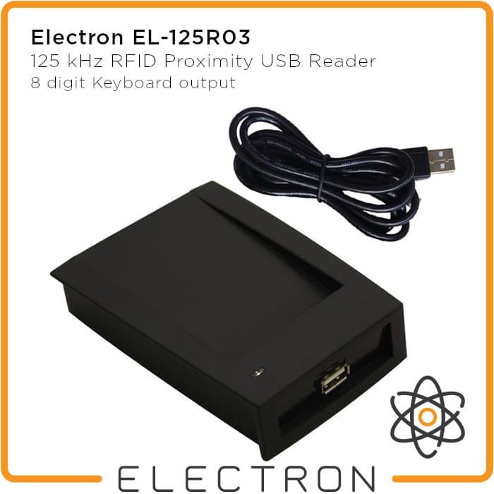 

Premium 125 Khz Rfid Reader 8 Digit Usb Proximity Card Tag Desktop El-125R03