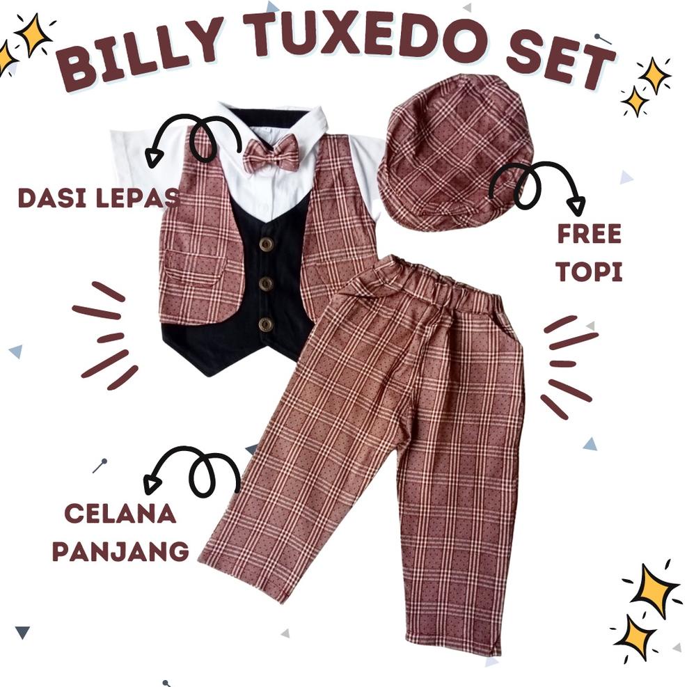 [BBL.22Oc22ᴷ] setelan tuxedo jas anak fashion bayi laki2 1-3 TAHUNfashion KENNETH ashton JOHN tuxedo