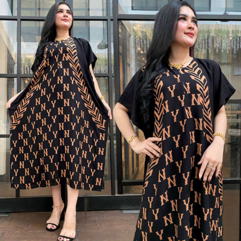 daster lowo jumbo hitam terbaru motif cabut warna daster busui resleting depan harga murah wanita kekinian