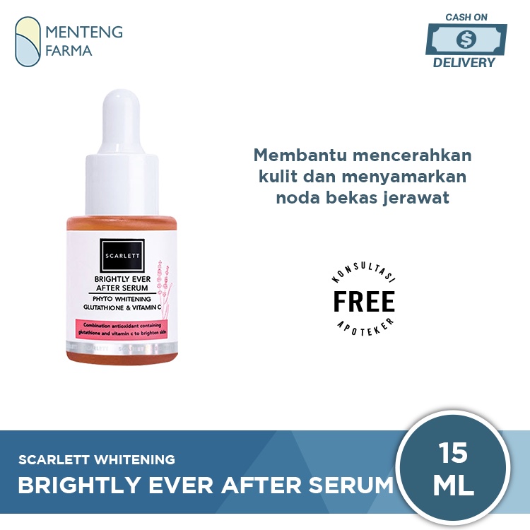 Scarlett Whitening Brightly Ever After Serum 15 ML - Serum Untuk Mencerahkan