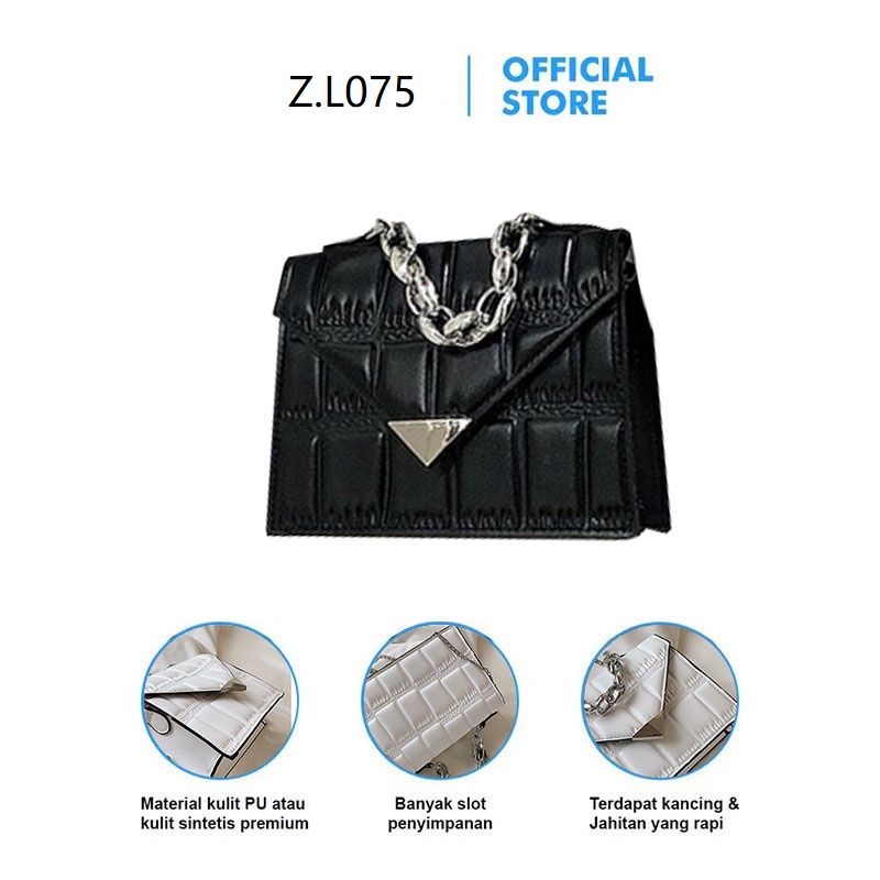 Asin829-Tas Selempang Fashion Impor Rantai T124