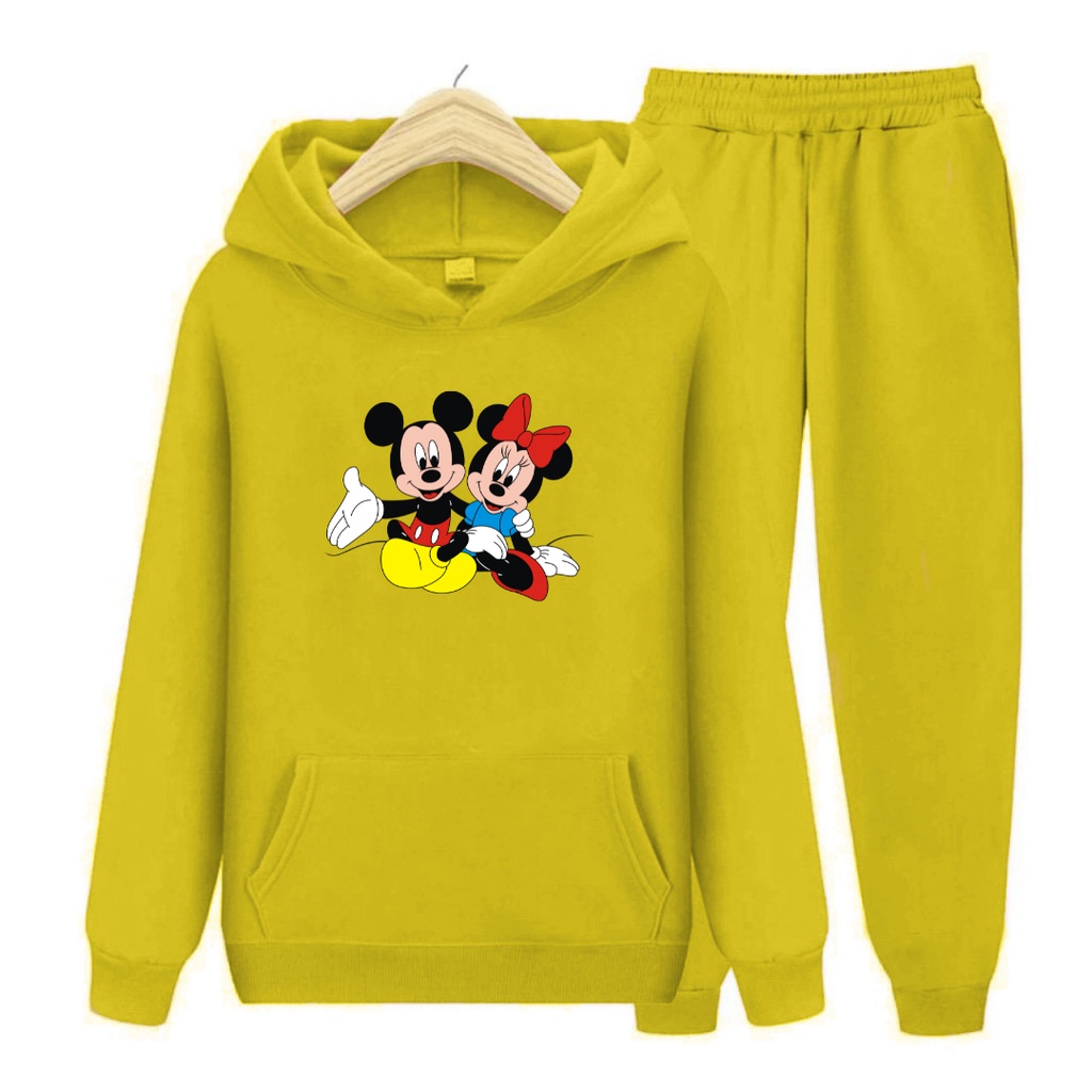 Setelan Sweater Hoodie Anak MICKEY MOUSE