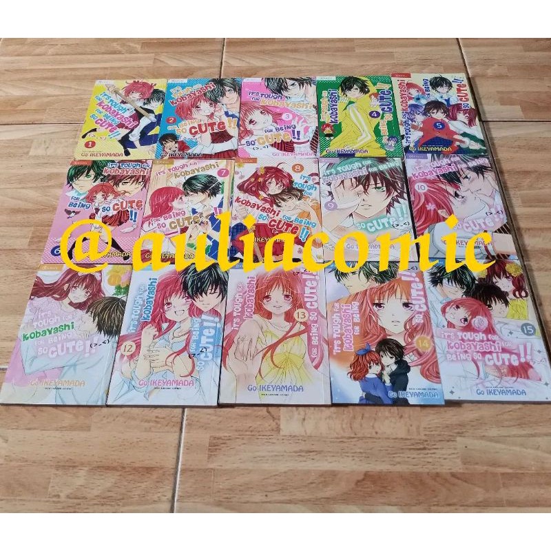 komik Its Tough for Kobayashi for being so cute vol 1-15 tamat