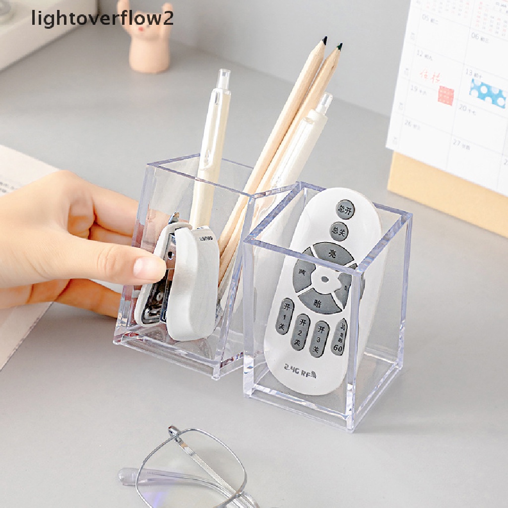 (lightoverflow2) Stand Holder / Organizer Pen / Pensil / Brush Makeup Untuk Meja Kantor / Sekolah