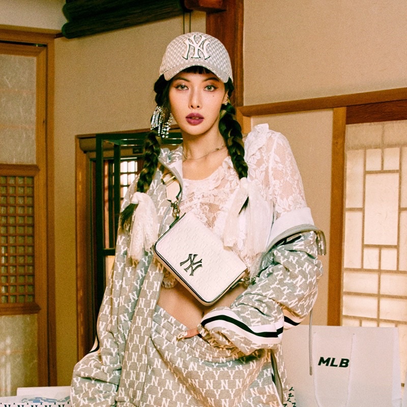 Tas MLB white new Design Bag Monogram Hoodie bag Ny