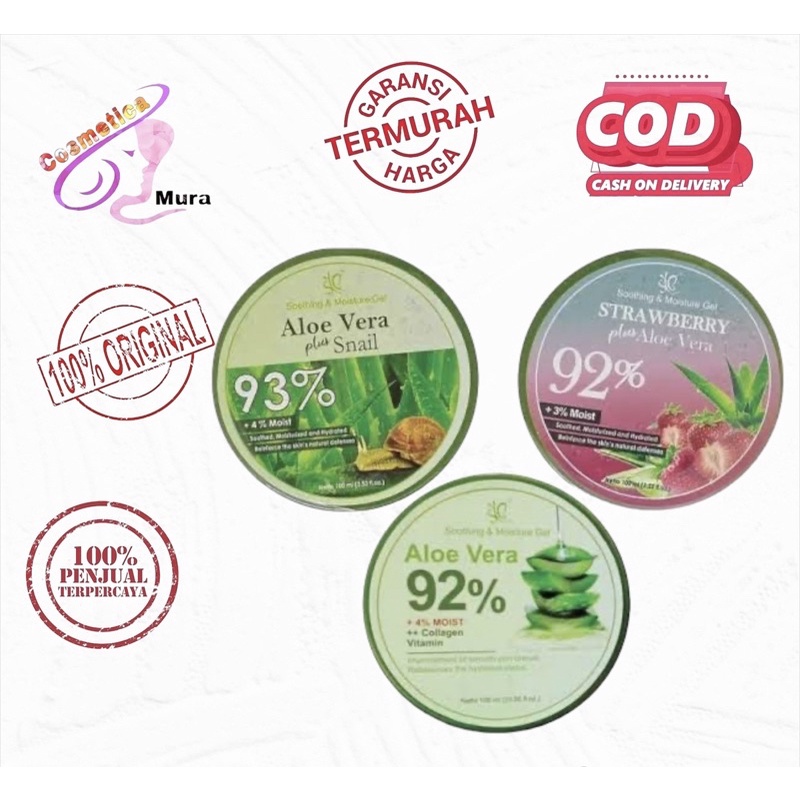 SYB Aloevera plus snail 93 % / ALOEVERA SHOOTING GEL || syb aloevera gel 92 % || syb aloevera gel 92 % strawberry