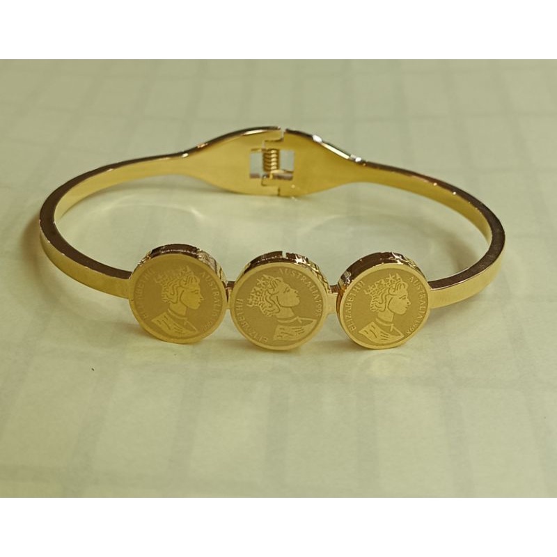 gelang 3 koin putri raja
