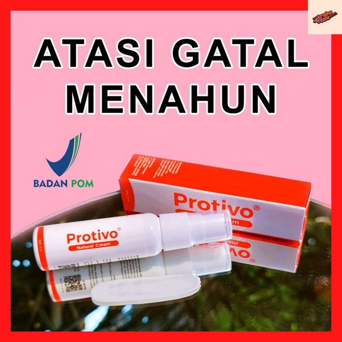 Protivo Natural Cream Obat Gatal Dan Jerawat Original