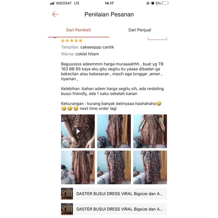 DASTER BUSUI DRESS VIRAL Bigsize dan Allsize LEOPART MACAN