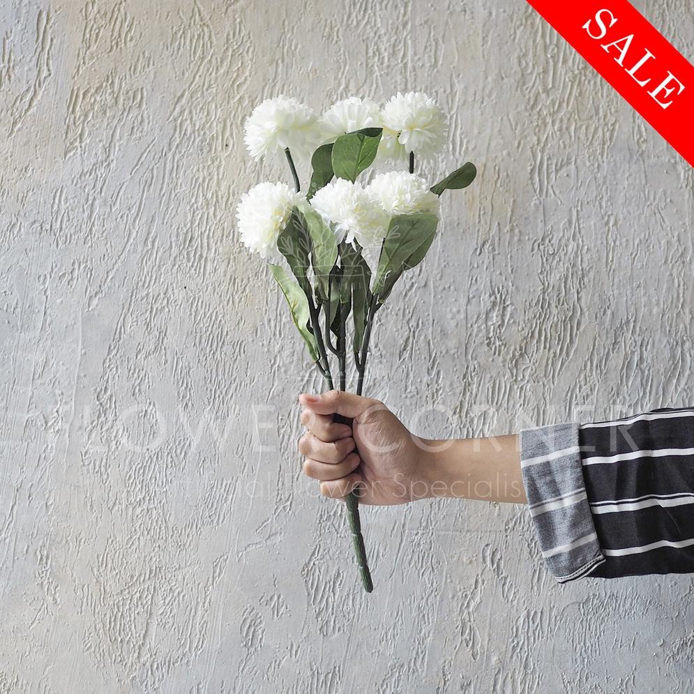 CYP.22Oc22ѕ ‣ Bunga Pompom K6 Palsu / Artificial Pompom Flowers (B18070)