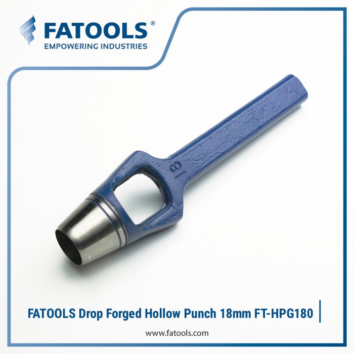 

Berkualitas Fatools Hpg180 - Drop Forged Hollow Punch 18Mm Promo
