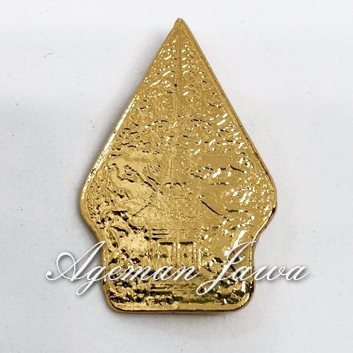 Pin Bros Gunungan Wayang Emas