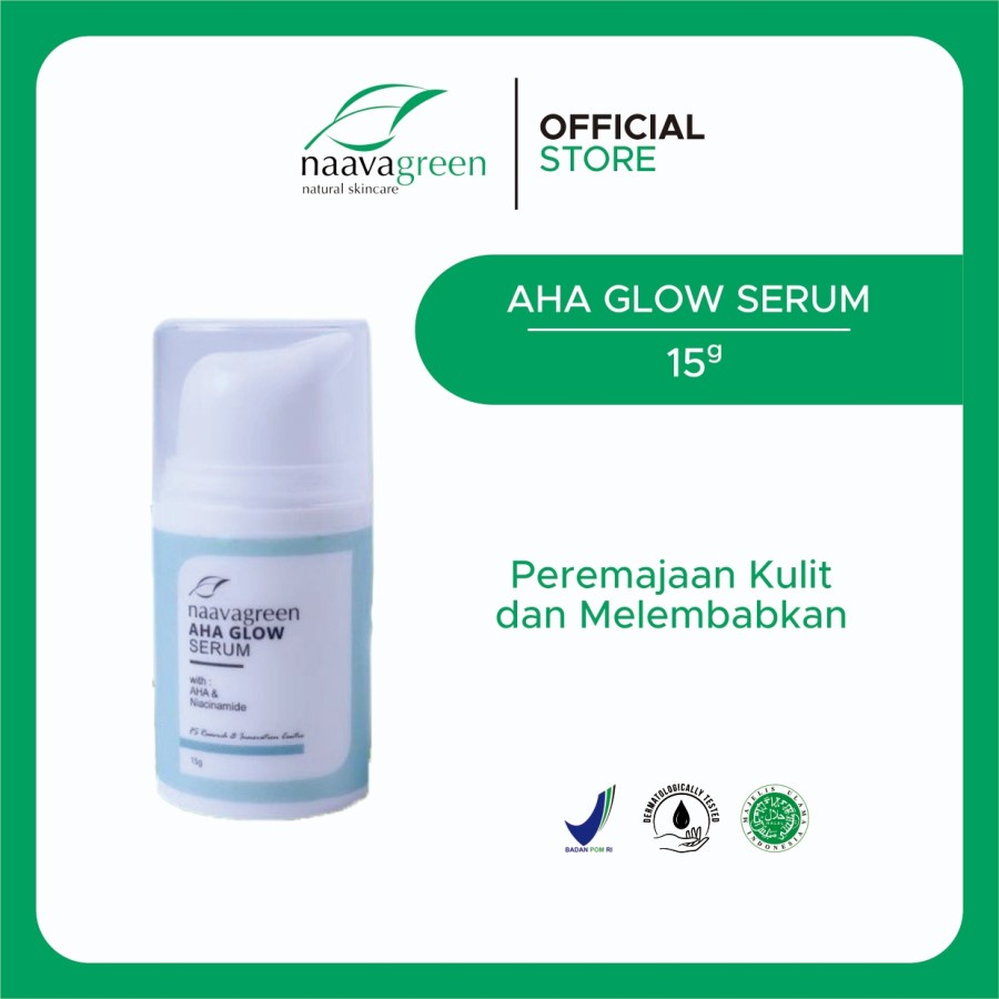 Serum GLOW Naavagreen | Serum AHA GLOW | SERUM GLOWING NAAVAGREEN