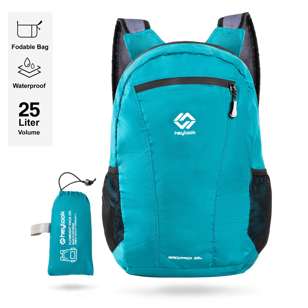 HEYLOOK Project -Tas Ransel Foldable SEMERU Water Resist Gunung Hiking Camping Outdoor