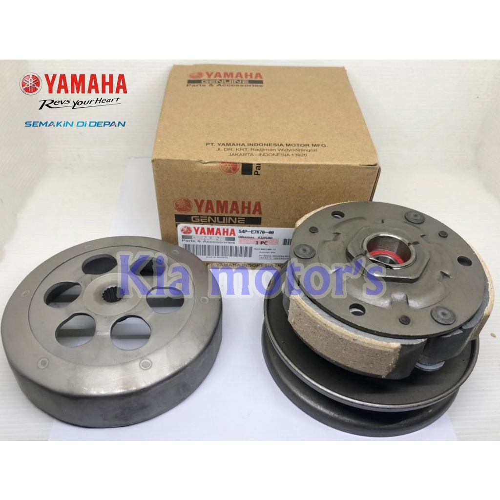 Pully CVT ASSY yamaha mio j mio gt soul gt fino fi x ride Mio j 54P tahun2012/2013/2015 X ride 2013/