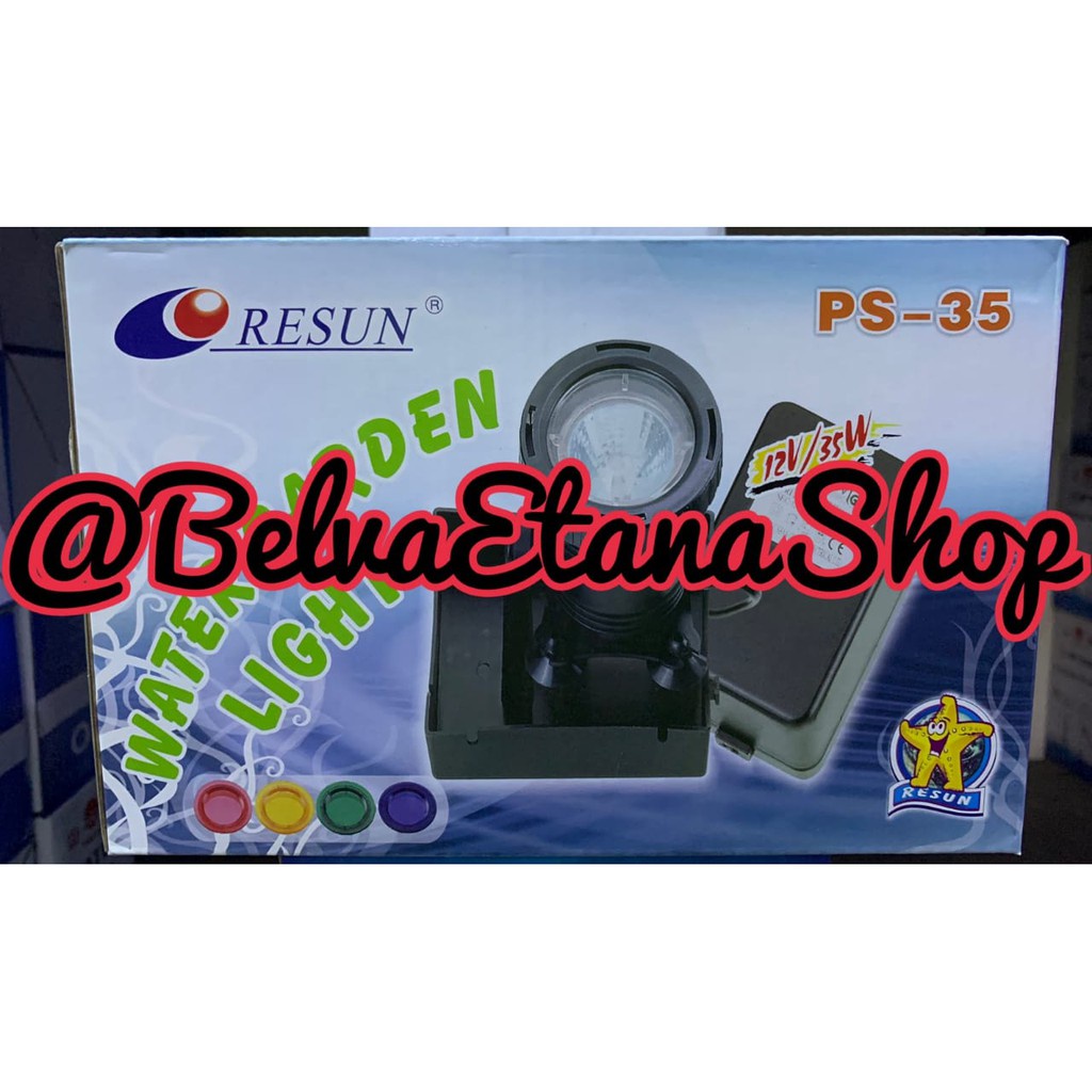 Resun PS 35 Lampu Sorot Kolam Taman Underwater Garden Spot Light Resun PS-35