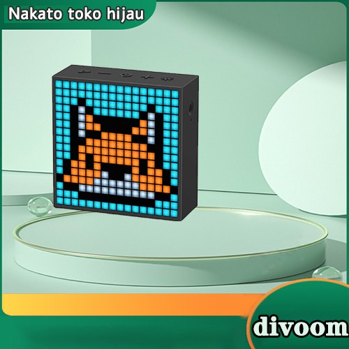 Divoom Timebox Evo Bluetooth portable speaker with clock alarm clock