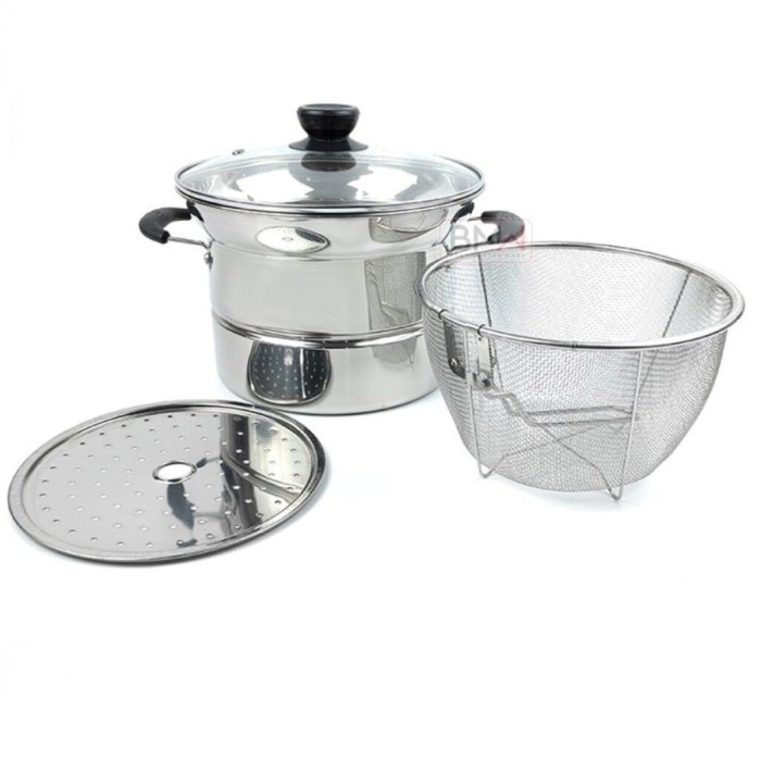 barokah gamis Multipan Stainless Pan Deep Frying Stainless Stell