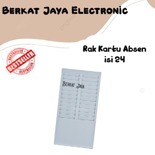 

Premium Tempat / Rak Kartu Absensi Isi 24 Sheet/Kartu ( Plastik )