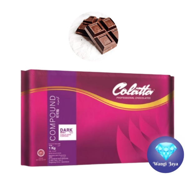 

Paling Enak!! COLATTA DARK CHOCHO 1Kg/Chocolates Dark Compound 1Kg || Coklat Blok Es Kul-Kul