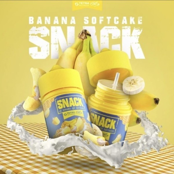 LIQUID SNACK V2 60ML BANANA SOFTCAKE