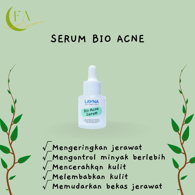 SERUM BIO ACNE LAYNA/SERUM ANTI ACNE/SERUM ACNE AMPUH