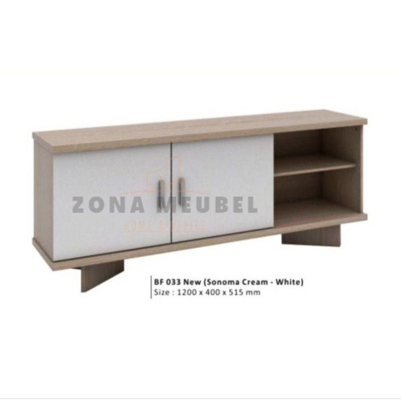 rak tv buffer tv stand tv meja tv BF 033 minimalis