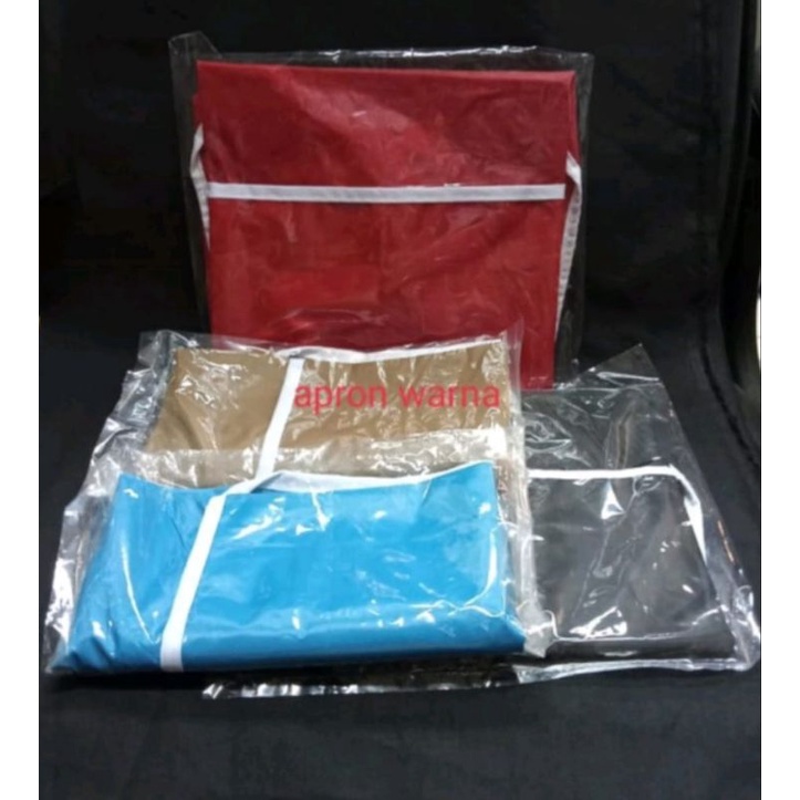 Apron / Celemek Warna Polos Waterproof