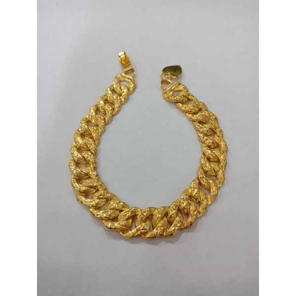 gelang emas penang sisik naga 6 mayam promo