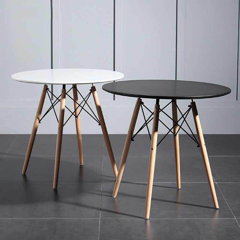 Meja cafe bulat meja minimalis meja makan cafe kayu jati