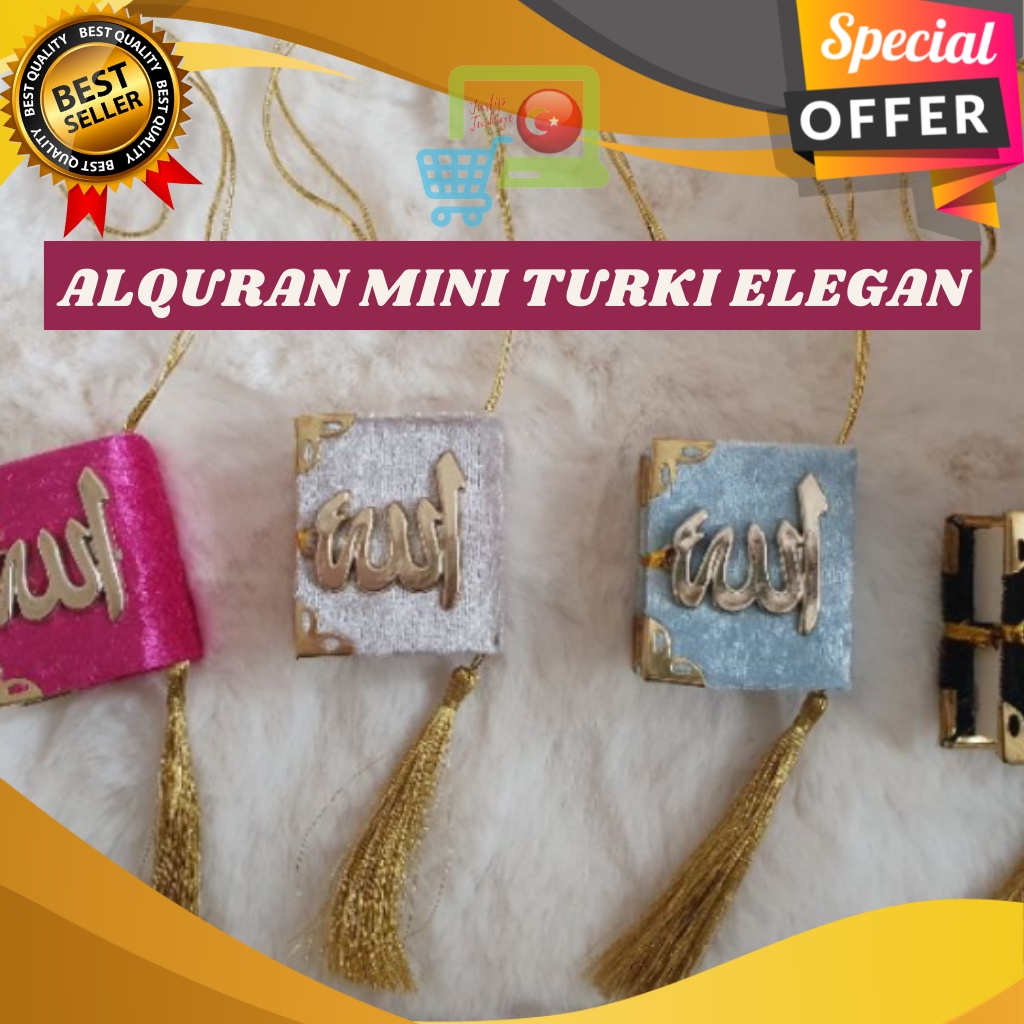 ALQURAN MINI TURKI QURAN KECIL ISTANBUL QURAN MINI TURKEY ALQURAN MINI GANTUNG SOUVENIR TURKIYE