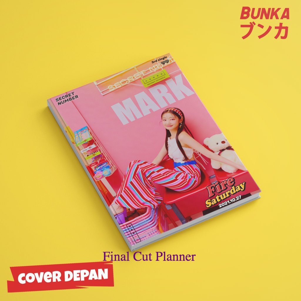 

Notebook KPOPSecret Number Fire Saturday Lea Hardcover A5 Buku Tulis Catatan Notes Agenda Planner Jurnal planner