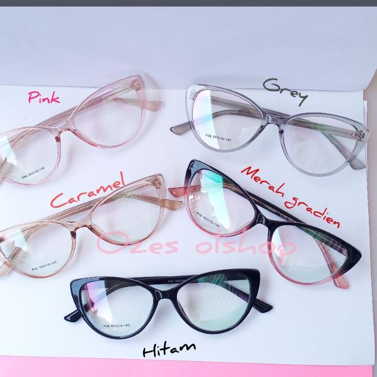 Big Sale KACAMATA BACA LENSA PLUS MODEL KATE EYE UNTUK WANITA P59