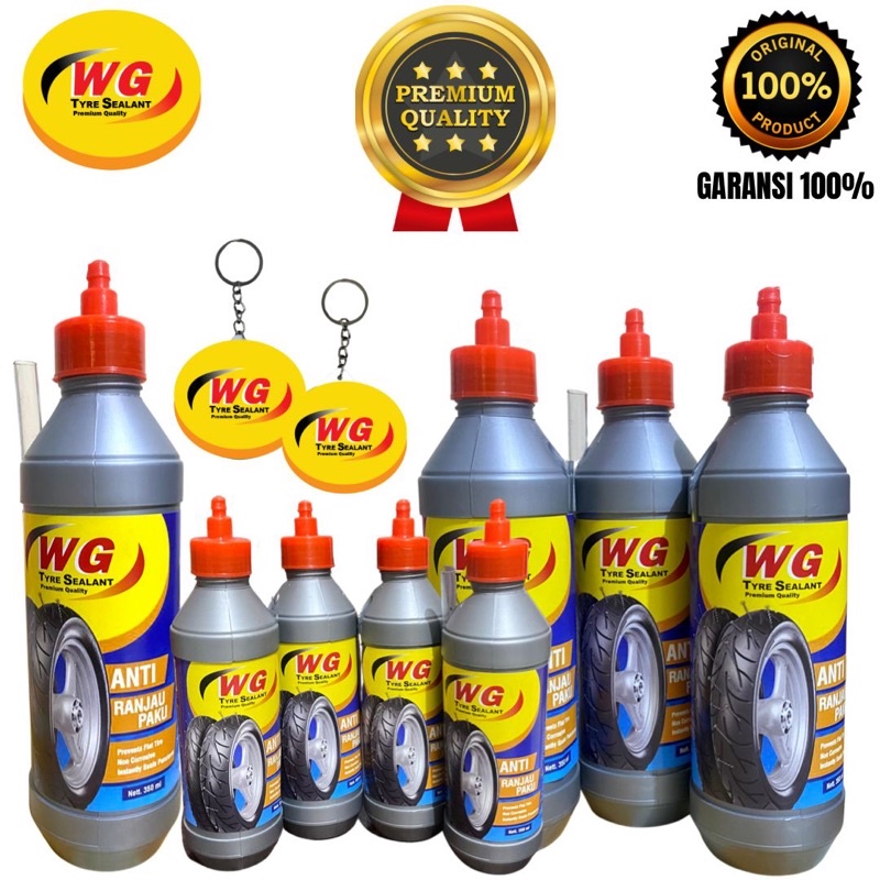 CAIRAN ANTI BOCOR/CAIRAN BAN TUBLESS WG 350ml - anti ranjau dan paku KUALITAS PREMIUM