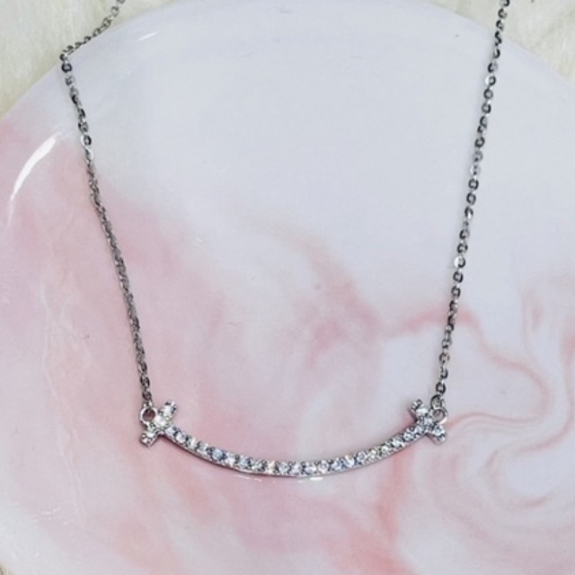 kalung fancy smile simple mewah elegant fashion korea K75