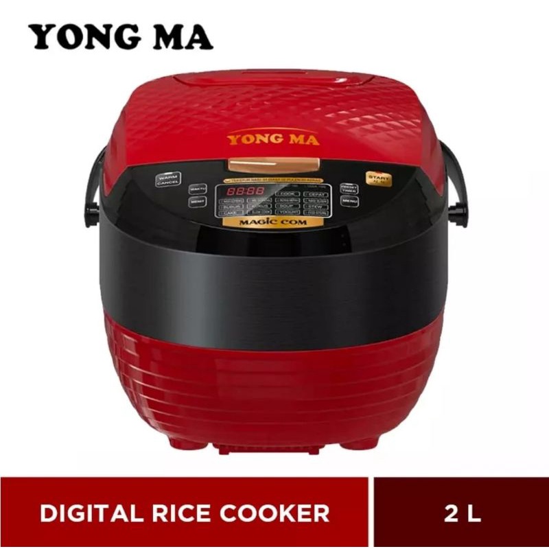 MAGIC COM YONGMA / RICE COOKER YONG MA DIGITAL 2 LITER SMC 7047 / SMC7047 / SMC 8027 / SMC8027 / SMC 8017 / SMC8017