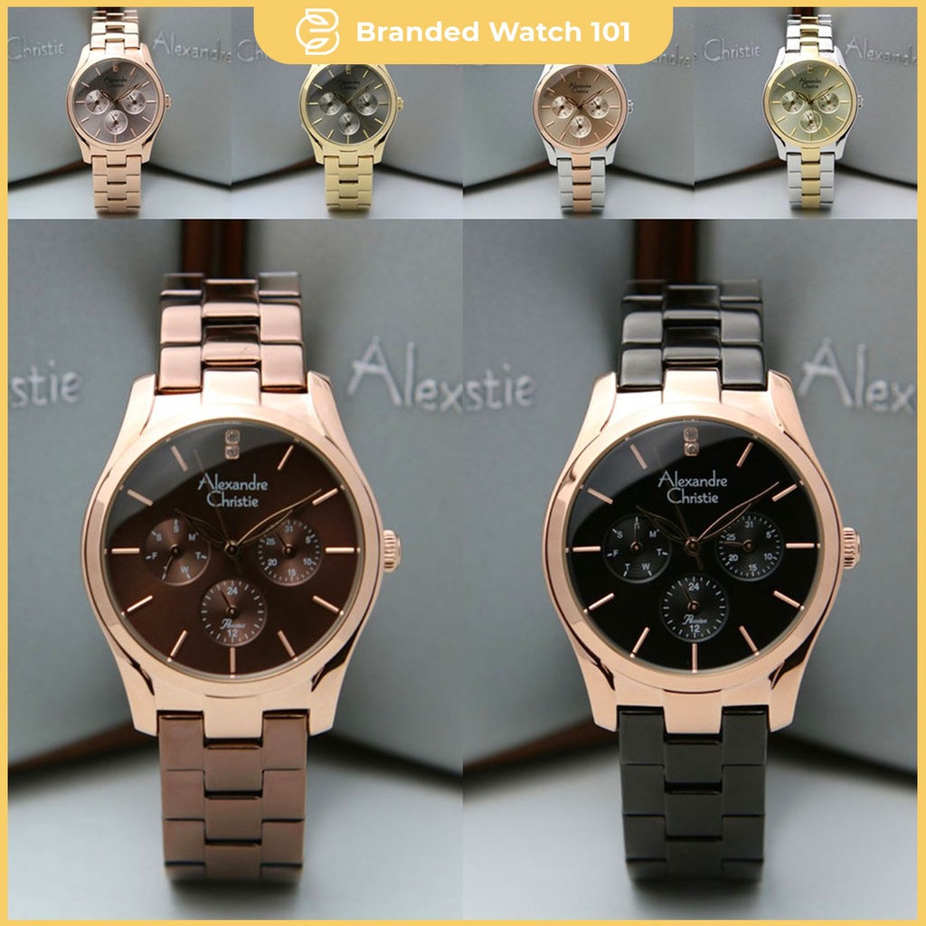 ORIGINAL Jam Tangan Wanita Alexandre Christie AC 2910 / AC2910 / 2910 Garansi Resmi 1 Tahun.