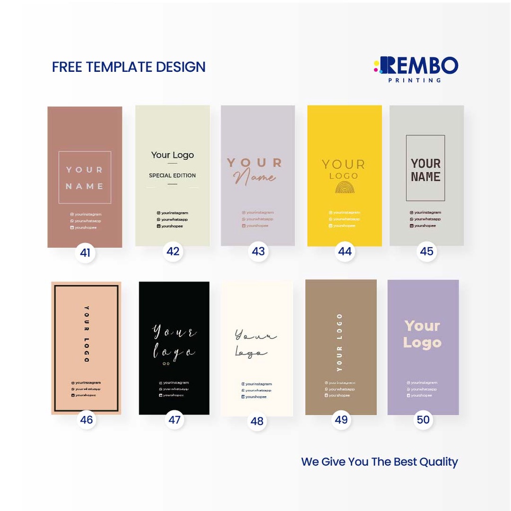 [TERMURAH] Hang Tag Produk - Label Baju - Cetak Hangtag Baju - Label Produk - Hang Tag custom