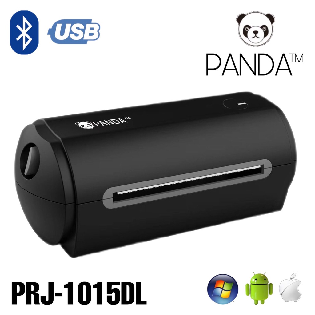 Label Thermal Printer 110mm USB Bluetooth Include Holder + Label 10x15