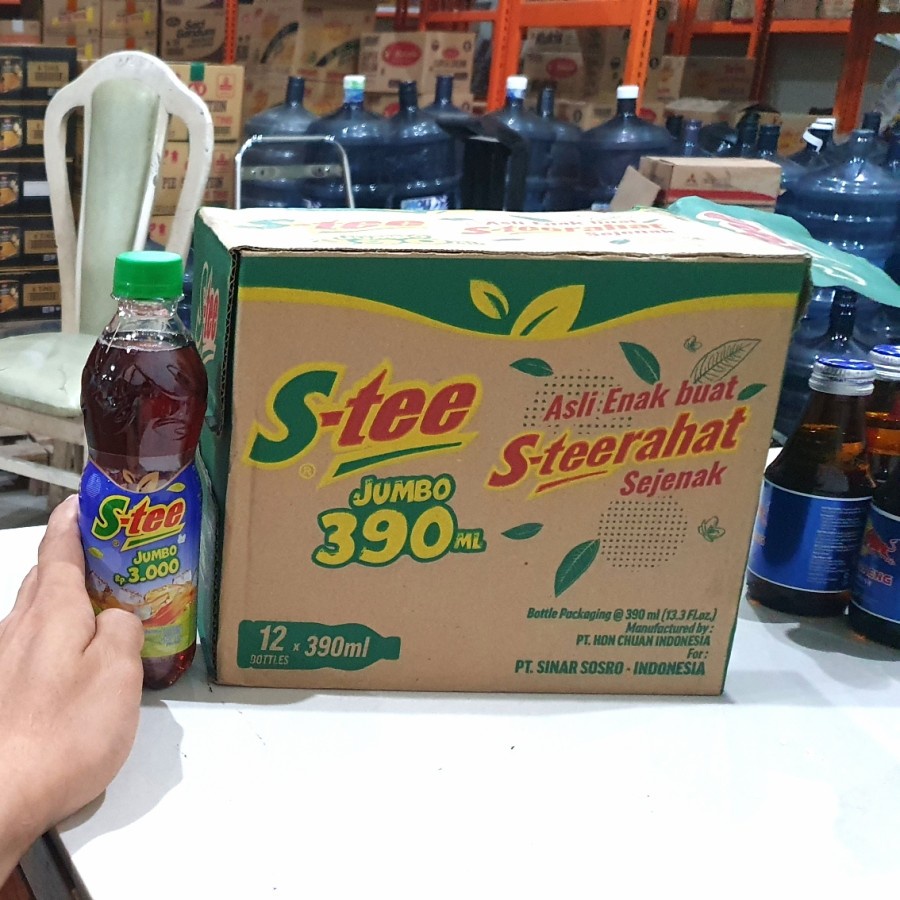 

CTN 12*390ML JUMBO 390ML - TEH STEE S TEE TEA S-TEE