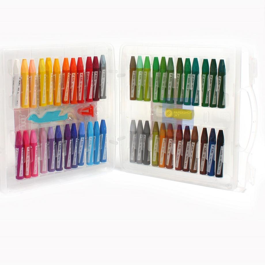 

New! JOYKO - Krayon Isi 48 Warna - Crayon Oil Pastel 48 - Pcs ✓