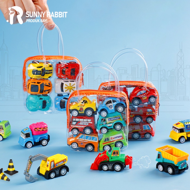 Childrens Day Gift Baby Alloy Warrior Inertia Toy Car/Setelan mobil mainan B188