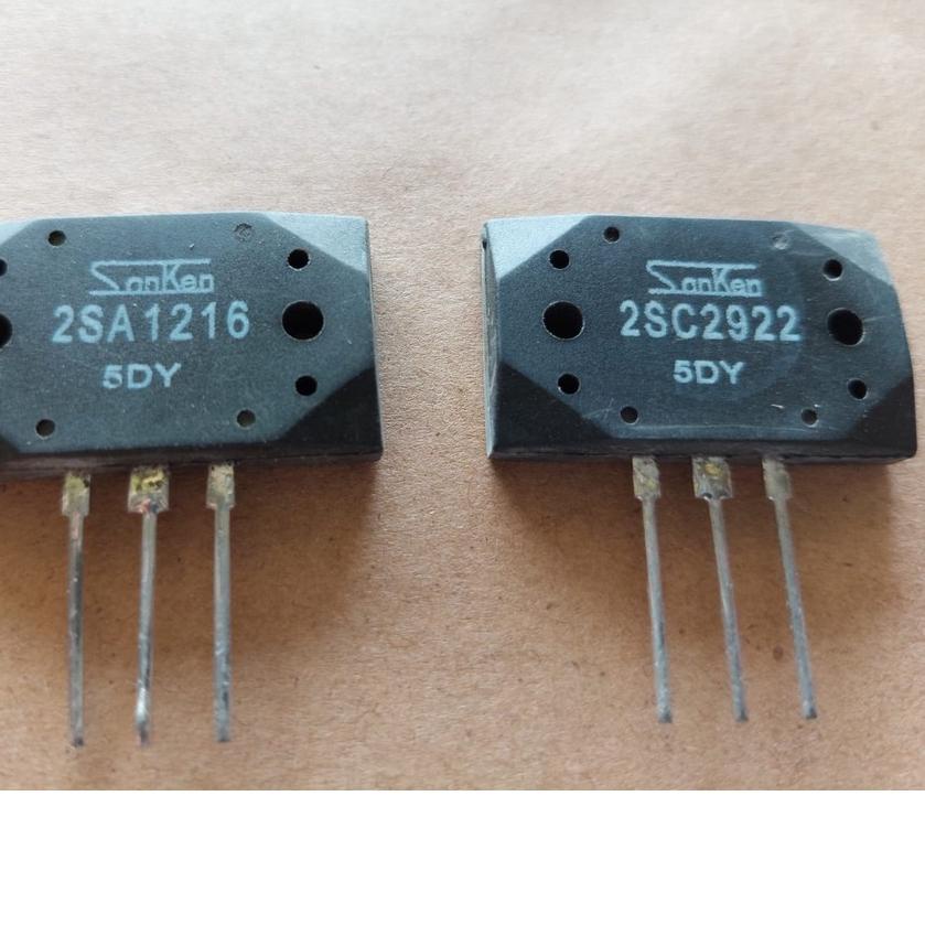 Langsung Kirim Transistor Sanken 5DY 2SA 1216 dan 2SC 2922 RRT kw 1
