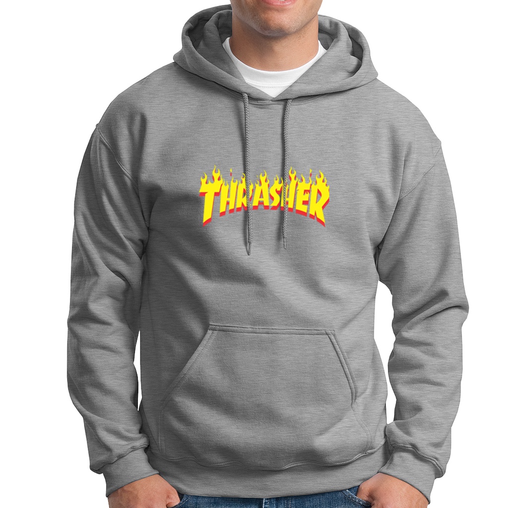 SWEATER HOODIE THRASHER FOGO FIRE UNISEX