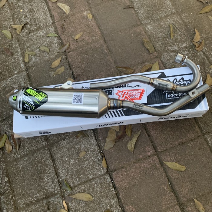 {BEKAS} KNALPOT NORIFUMI ORIGINAL ROCKET 4 TITANIUM HONDA CRF 150 L Limited