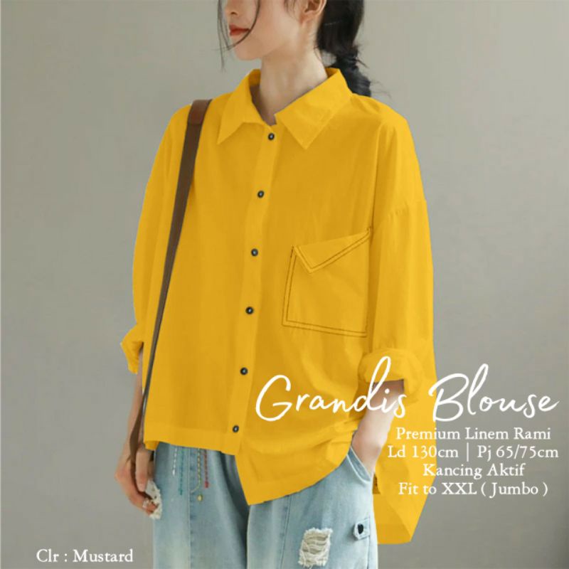 GRANDIS BLOUSE WANITA ATASAN ORIGINAL PRODUK TERBARU