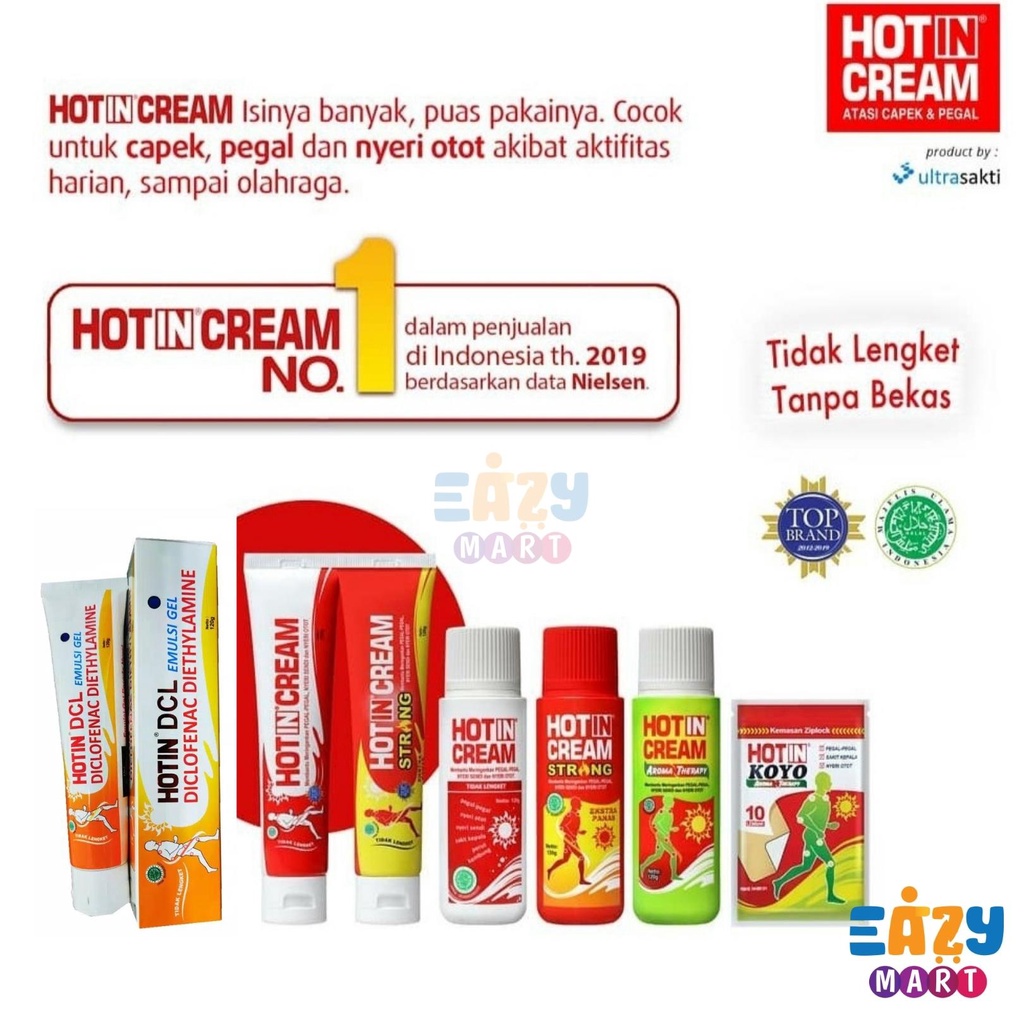 Hotin Cream Tube / Botol / GO / DCL / Koyo
